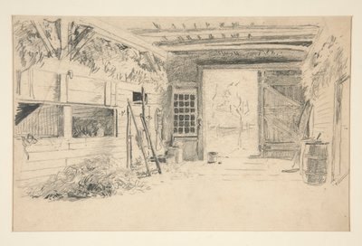 Innenstudie von Edwin Austin Abbey