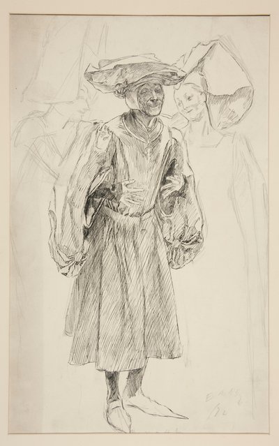 Rosalin und Maria von Edwin Austin Abbey