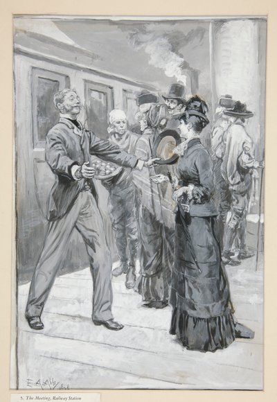 Studie von Edwin Austin Abbey