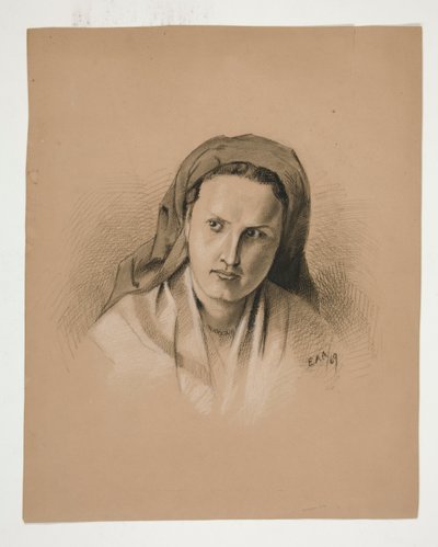 Studie einer Frau von Edwin Austin Abbey