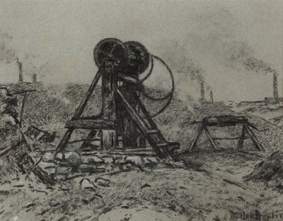 Förderturm von Edwin Butler Bayliss