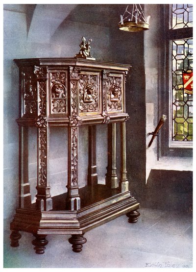 Francis I petite credence, Französisch, 1910 von Edwin Foley