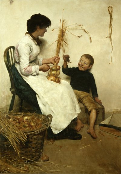 Sein erster Fang, ca. 1888 von Edwin Harris