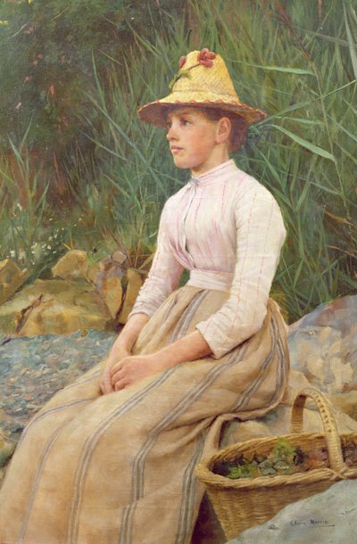 Sitzende Dame von Edwin Harris
