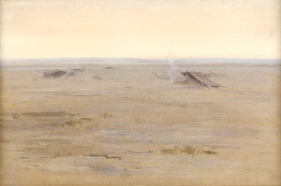 Lager in der Wüste, 1914 von Edwin John Alexander