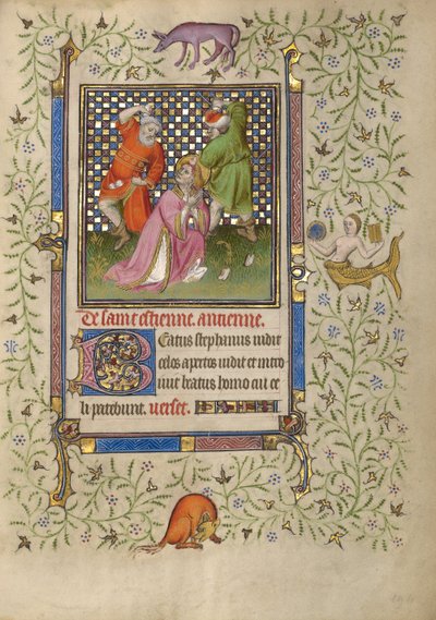 Die Steinigung des heiligen Stephanus von Egerton Master