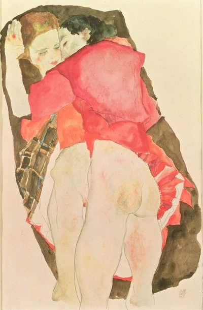 Liebende von Egon Schiele