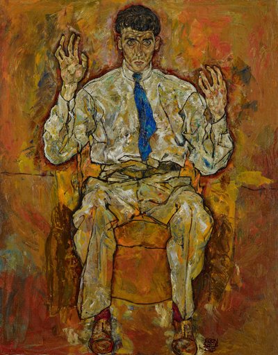Porträt von Paris von Gütersloh (1887-1973) von Egon Schiele