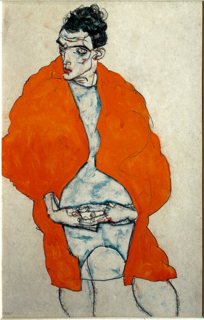 Selbstporträt von Egon Schiele