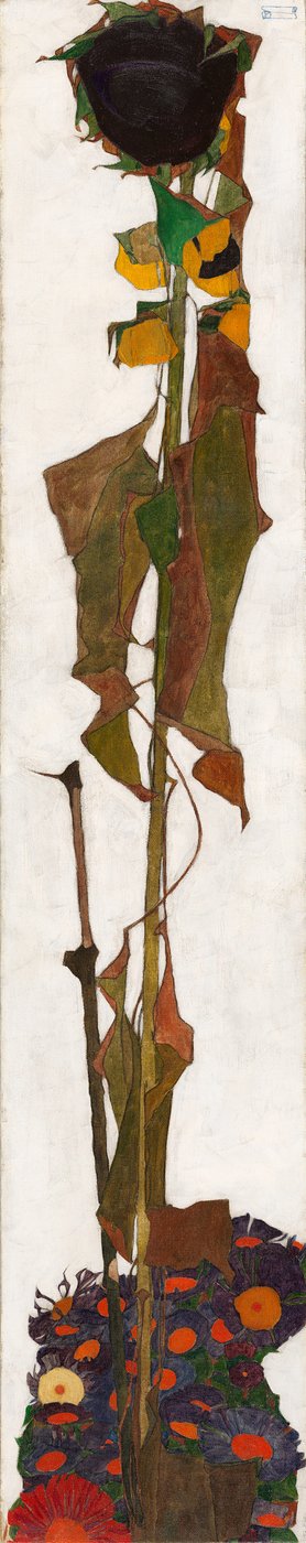 Sonnenblume, 1909-1910 von Egon Schiele