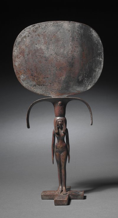 Karyatiden-Spiegel, ca. 1540-1296 v. Chr. von Egyptian 18th Dynasty