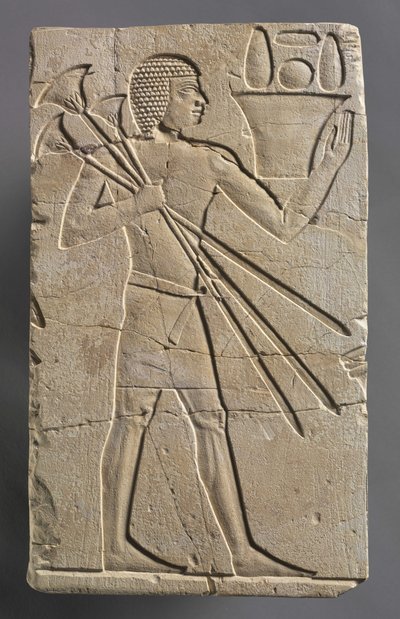 Männlicher Opferträger, ca. 667-647 v. Chr. von Egyptian 26th Dynasty