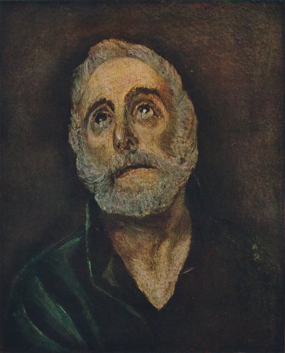 Heiliger Petrus, um 1590-1600, 1938 von El Greco