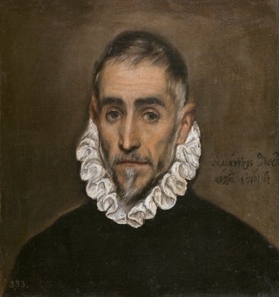 Porträt eines unbekannten Gentlemans, um 1594 von El Greco