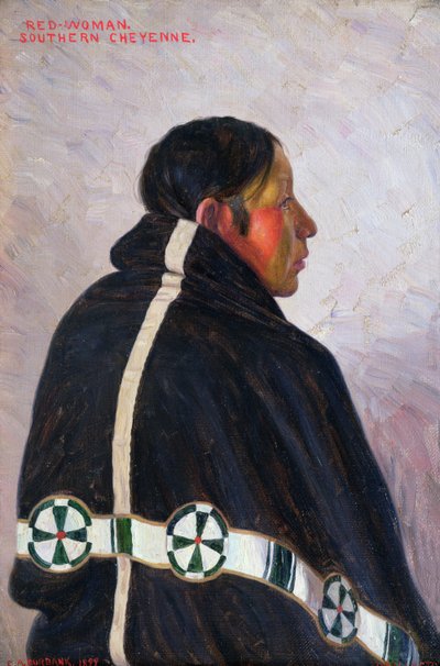Rote Frau von Elbridge Ayer Burbank