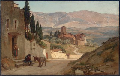 In der Nähe von Perugia, 1870 von Elihu Vedder