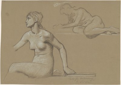 Studie für "Astronomie" von Elihu Vedder