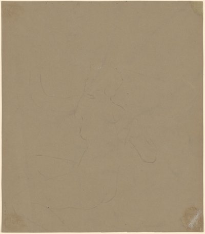 Studie eines weiblichen Aktes, 1892 von Elihu Vedder