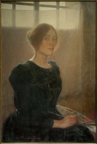 Selbstporträt von Elin Danielson Gambogi