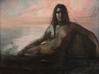 Meerjungfrau, 1847 von Elisabeth Jerichau Baumann