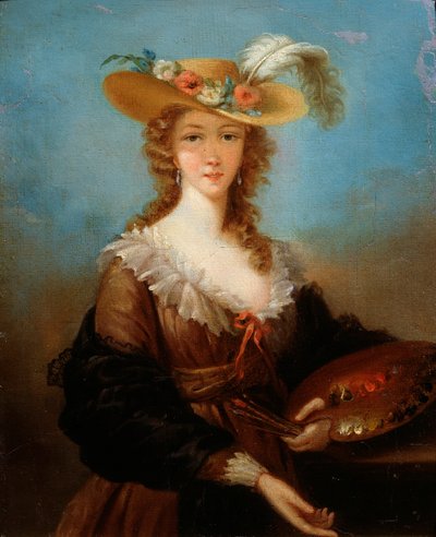 Selbstporträt, 1782 von Elisabeth Louise Vigee Lebrun