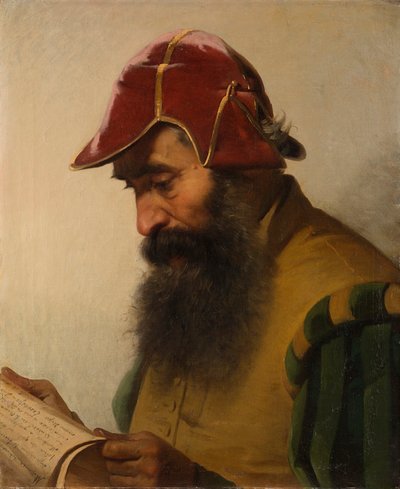 Benvenuto Cellini liest sein Manuskript von Eliseo Sala