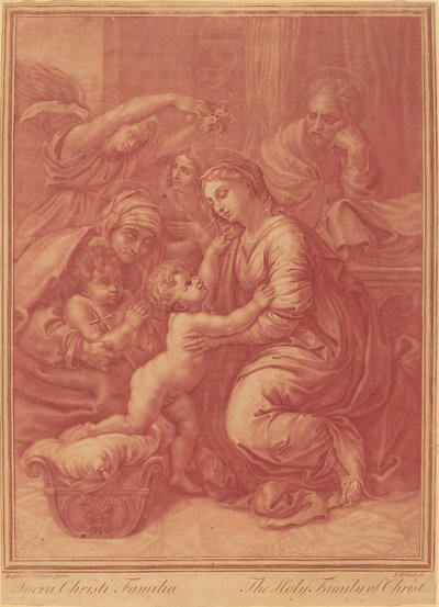 Die Heilige Familie von Elisha Kirkall after Raphael