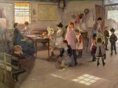 Schule ist aus, 1889 von Elizabeth Adela Stanhope Forbes
