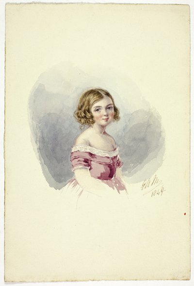 Porträt eines jungen Mädchens von Elizabeth Murray