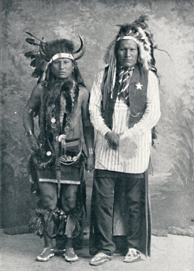 Nordamerikanische Indianer, 1912 von Elliott and Fry