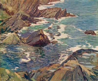 Eine Bucht in Cornwall, ca. 1912 von Elmer Schofield