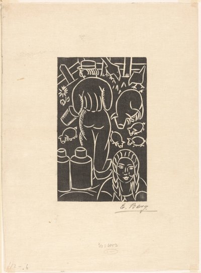 Bauer und Bäuerin von Else Berg (signed by artist)