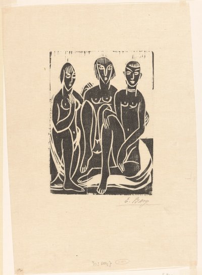 Drei Frauen von Else Berg (signed by artist)