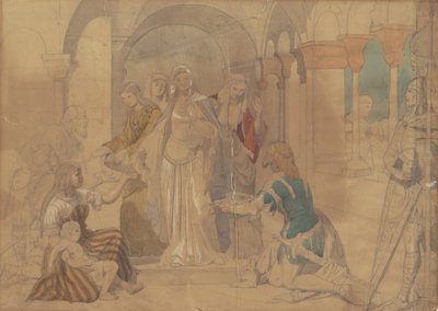 Studie von Kurtisanen von Emanuel Gottlieb Leutze