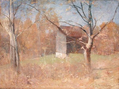 Hinter dem Atelier des Künstlers von Emil Carlsen