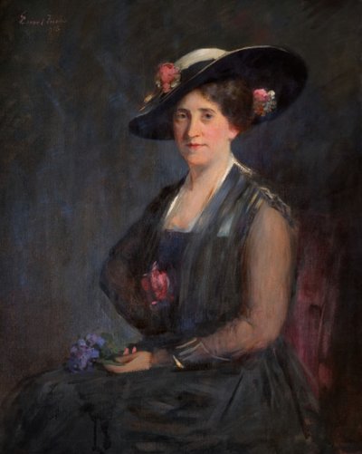 Porträt von Olga Myers von Emil Fuchs