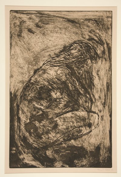 Sitzender Akt von Emil Nolde