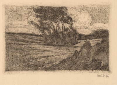 Gewitter (klein) von Emil Orlik