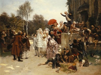 Die Taufe, 1863 von Emile Antoine Bayard