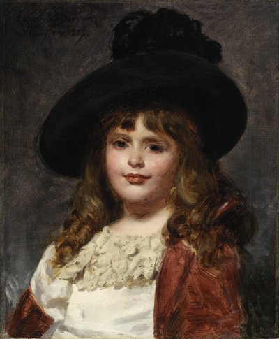 Laura mit sieben von Emile Auguste Carolus Duran
