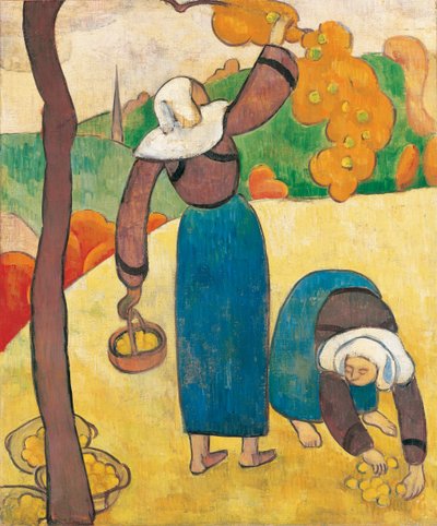 Bretonische Bauern, ca. 1889 von Emile Bernard