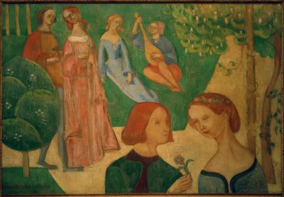 In einem Park in alter Zeit von Emile Bernard