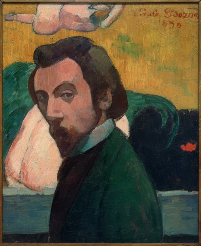 Selbstbildnis Emile Bernard, 1890 von Emile Bernard