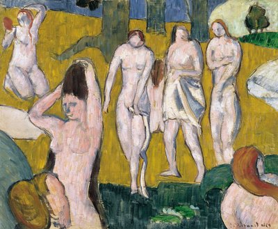 Frauen beim Baden von Emile Bernard