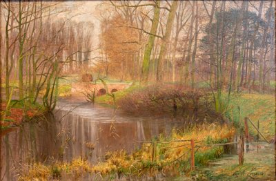 Der Garten von Ooidonk von Emile Claus