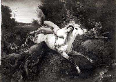 Mazeppa, 1826 von Emile Jean Horace Vernet