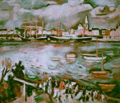 Hafen von Antwerpen von Emile Othon Friesz