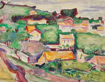 Aussicht auf ein Dorf von Emile Othon Friesz