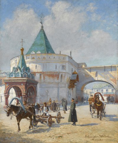 Ansicht von Moskau von Émile Schmidt Wehrlin