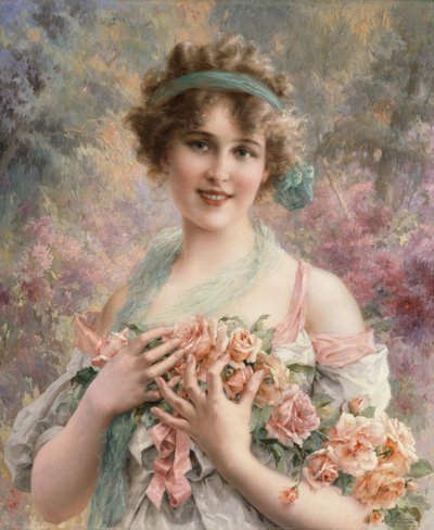 Eine schöne Rose von Emile Vernon